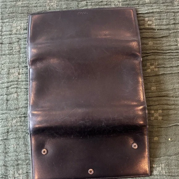 Coach Classic Black Tri-Fold Leather Wallet - Picture 6 of 16